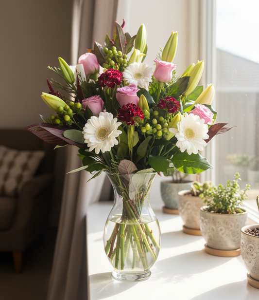 Bouquet of Pink flowers