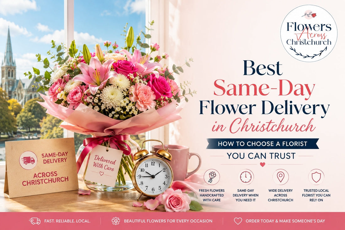 Best Same-Day Flower Delivery in Christchurch: How to Choose a Florist You Can Trust
