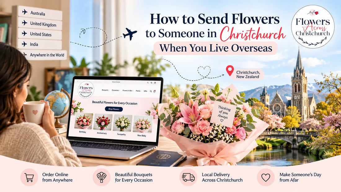 How to Send Flowers to Someone in Christchurch When You Live Overseas