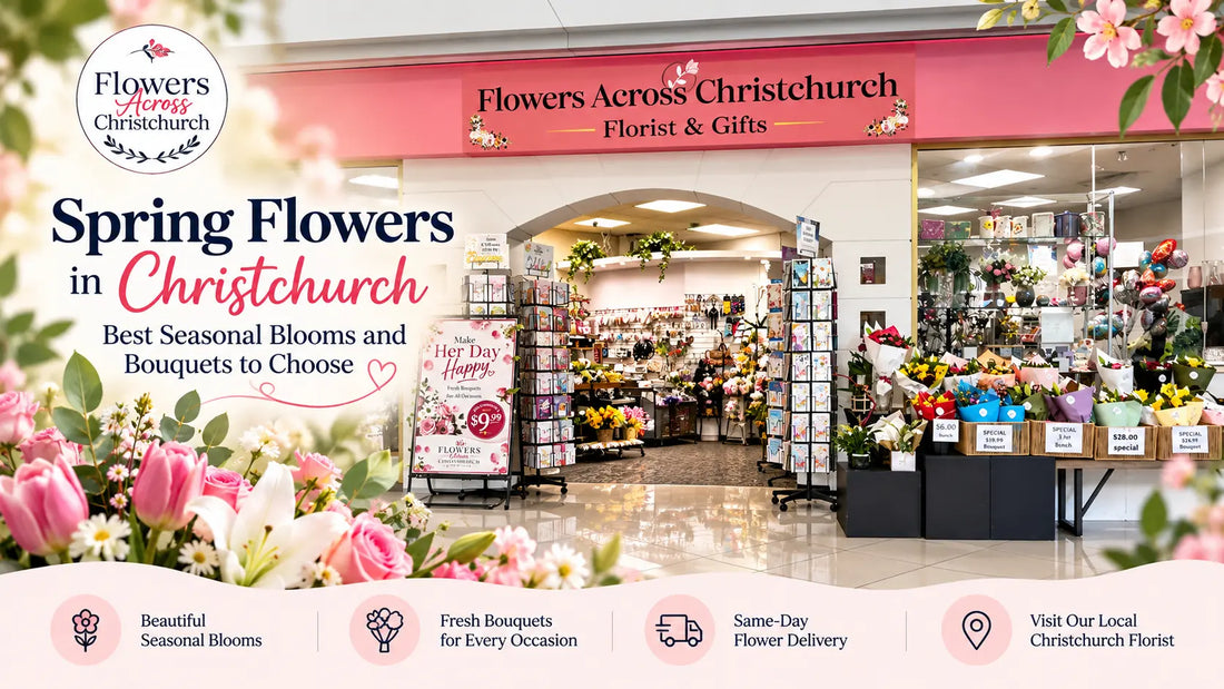Spring Flowers in Christchurch: Best Seasonal Blooms and Bouquets to Choose