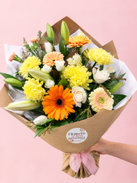 Pastel Mix of Seasonal Flowers