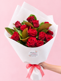 12 Red Roses Bouquet, The Valentine gift…