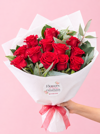 12 Red Roses Bouquet, The Valentine gift…