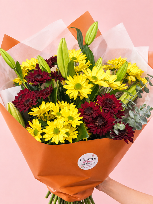 Fresh Chrysanthemum & Lilies Bouquets