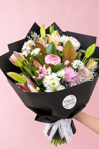 Pastel Mix of Seasonal Flowers
