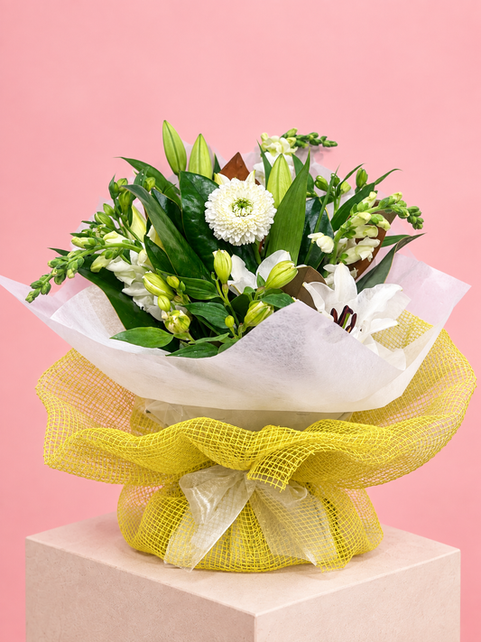 A Vase Pot box with premium mash wrap
