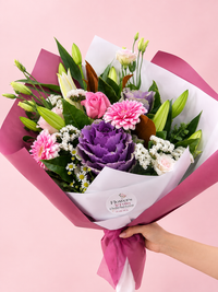 Korean style, mix flowers bunch