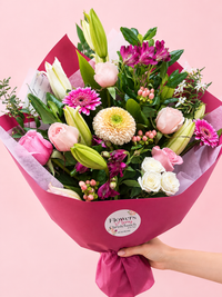 Pastel Mix of Seasonal Flowers