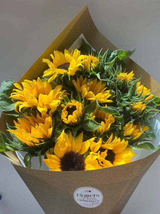 Sunflower sunshine bouquet