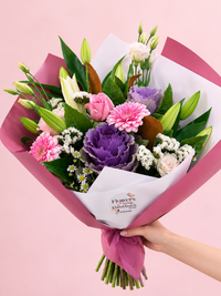 Korean style, mix flowers bunch