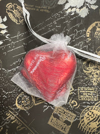 Red heart-shaped