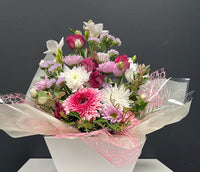 Flower arrangement in pot box