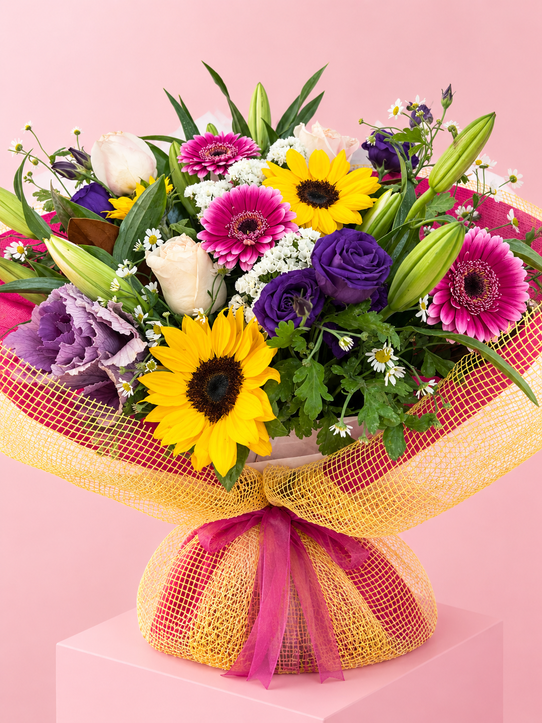 Flower Arrangement in a Vox Box