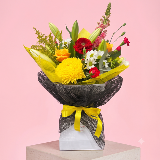 A Vase Pot box with premium mash wrap